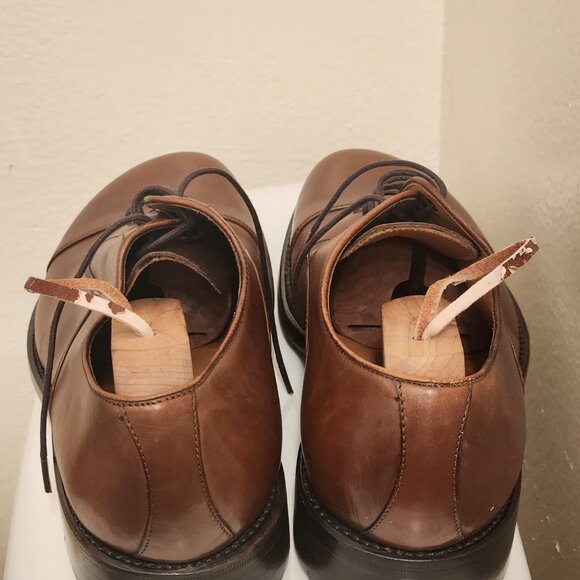 Giorgio Armani brown leather Oxford shoes main image 9